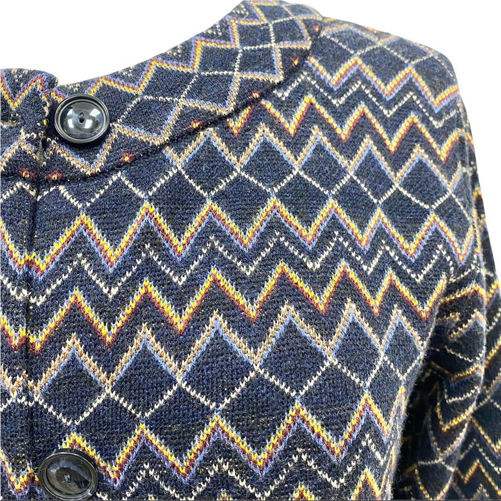 Pendleton Jennifer Wool Blend Chevron Cardigan - image 4